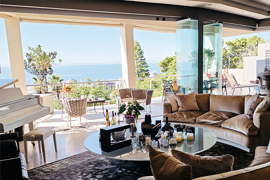 Luxury living room at Heidi's House, Bantry Bay, Cape Town
